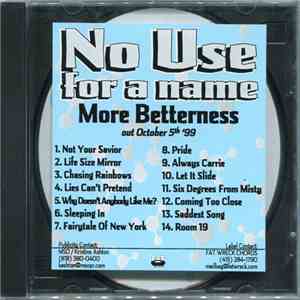 No Use For A Name - More Betterness! download flac mp3
