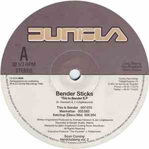 Bender Sticks - This Is Bender E.P download flac mp3
