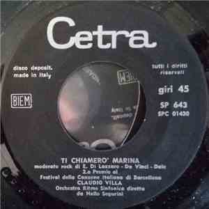 Claudio Villa - Ti Chiamerò Marina / Binario download flac mp3