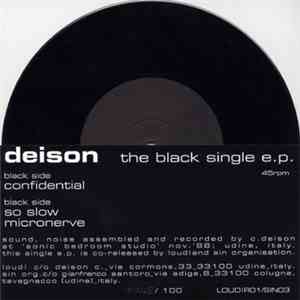 Deison - The Black Single E.P. download flac mp3