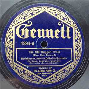 Homer Rodeheaver - The Old Rugged Cross / Open My Eyes That I May See download flac mp3
