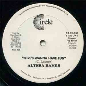 Althea Ranks - Girl's Wanna Have Fun download flac mp3