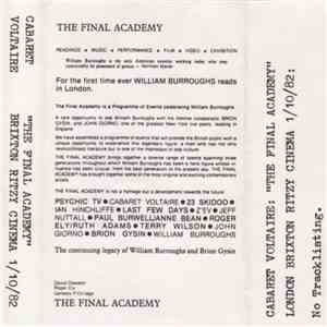 Cabaret Voltaire - The Final Academy, Brixton Ritzy Cinema 1/10/82 download flac mp3