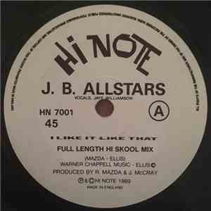 J. B. Allstars - I Like It Like That download flac mp3