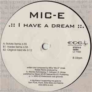 Mic-E - I Have A Dream download flac mp3