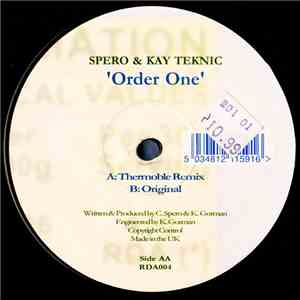 Spero & Kay Teknik - Order One download flac mp3