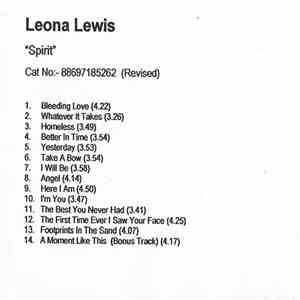 Leona Lewis - Spirit download flac mp3