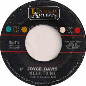 Joyce Davis - Mean To Me download flac mp3