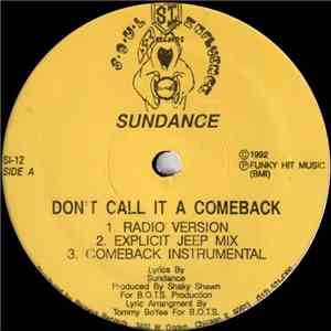 Sundance  - Don't Call It A Comeback download flac mp3