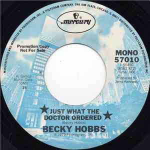 Becky Hobbs - Just What The Doctor Ordered download flac mp3