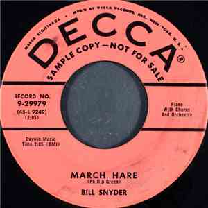 Bill Snyder - March Hare / Reverie In Rhythm download flac mp3