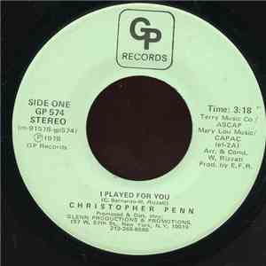 Christopher Penn - I Played For You / To Make My Love download flac mp3