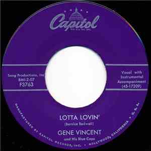 Gene Vincent And His Blue Caps - Lotta Lovin' / Wear My Ring download flac mp3