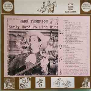 Hank Thompson - Early Hard-To-Find Hits download flac mp3