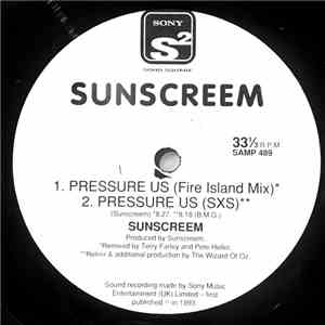 Sunscreem - Pressure US download flac mp3