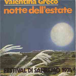Valentina Greco - Notte Dell'Estate / Cos'è L'Amore Mio download flac mp3
