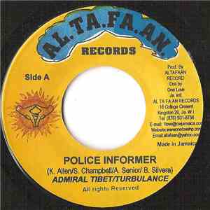 Admiral Tibet & Turbulance - Police Informer download flac mp3