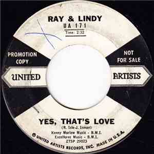 Ray & Lindy - Yes, That's Love / Angel Love flac mp3 download