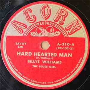 Billye Williams The Blues Girl - Hard Hearted Man / Disgusted Blues download flac mp3