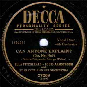 Louis Armstrong - Ella Fitzgerald - Can Anyone Explain? / Dream A Little Dream Of Me download flac mp3