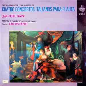 Tartini • Sammartini • Vivaldi • Pergolese / Jean-Pierre Rampal - Cuatro Conciertos Italianos Para Flauta download flac mp3