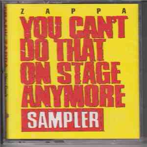 Zappa - You Can't Do That On Stage Anymore (Sampler) download flac mp3