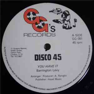 Barrington Levy - You Have It download flac mp3