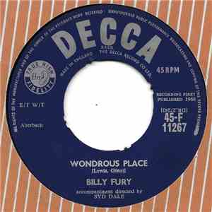 Billy Fury - Wondrous Place download flac mp3