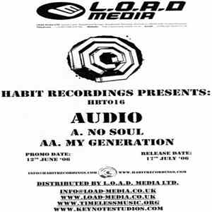 Audio - No Soul / My Generation download flac mp3