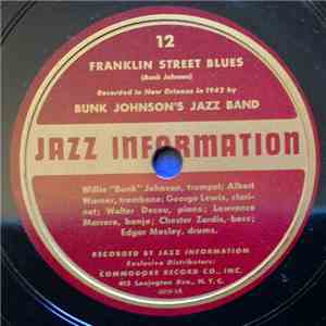 Bunk Johnson's Jazz Band - Franklin Street Blues / Weary Blues download flac mp3