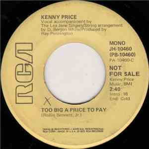 Kenny Price - Too Big A Price To Pay flac mp3 download
