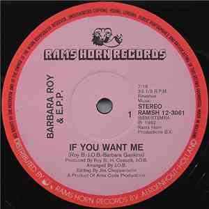 Barbara Roy & E.P.P. - If You Want Me download flac mp3