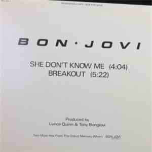 Bon Jovi - She Don't Know Me download flac mp3