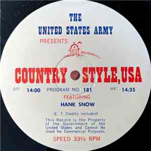 Hank Snow And His Rainbow Ranch Boys / Benny Martin - Country Style, USA: No. 181 Hank Snow / No. 182 Benny Martin download flac mp3