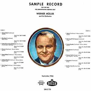 Werner Müller and his Orchestra - Sample Record September 1966 download flac mp3
