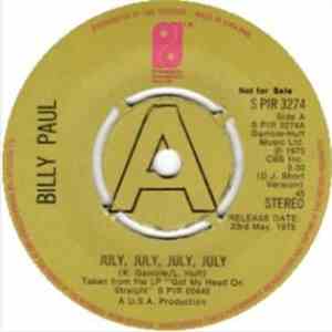 Billy Paul - July, July, July, July download flac mp3