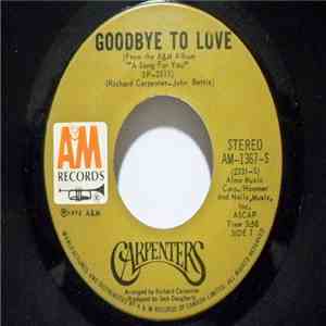 Carpenters - Goodbye To Love download flac mp3