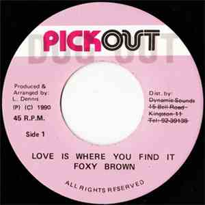 Foxy Brown  - Love Is Where You Find It download flac mp3