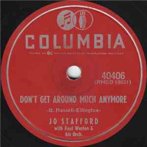 Jo Stafford With Paul Weston & His Orchestra - Don't Get Around Much Anymore / Darling! Darling! Darling! download flac mp3