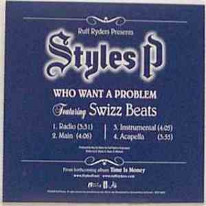 Styles P - Who Want A Problem download flac mp3