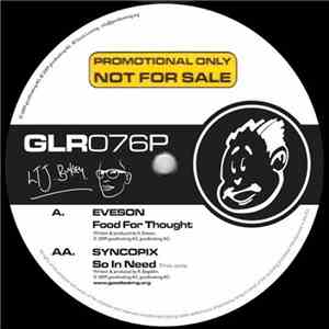 Eveson / Syncopix - Food For Thought / So In Need download flac mp3