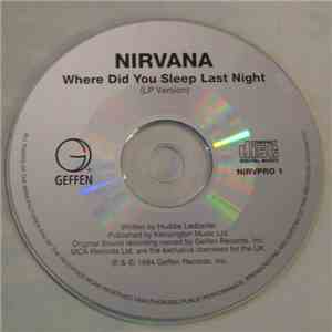 Nirvana - Where Did You Sleep Last Night download flac mp3