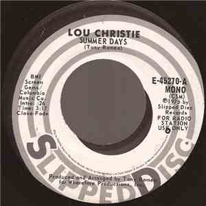 Lou Christie - Summer Days download flac mp3