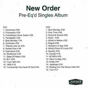 New Order - Pre-Eq'd Singles Album download flac mp3