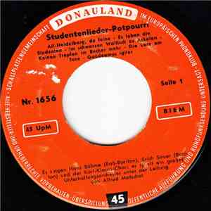 Hans Böhme, Erich Sauer Und Der Karl-Klauss-Chor - Studentenlieder-Potpourri download flac mp3