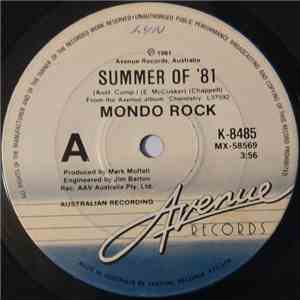Mondo Rock - Summer Of '81 download flac mp3