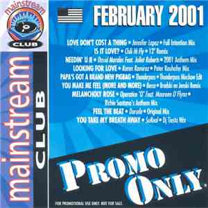 Various - Promo Only Mainstream Club: February 2001 download flac mp3