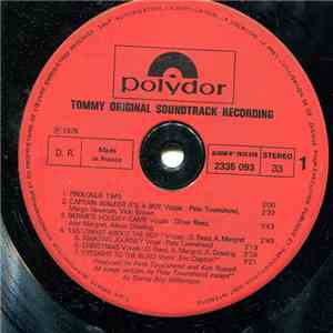 Various - Tommy - Original Soundtrack Recording download flac mp3