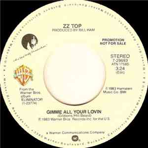 ZZ Top - Gimme All Your Lovin download flac mp3