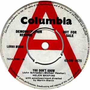 Helen Shapiro - You Don't Know download flac mp3
